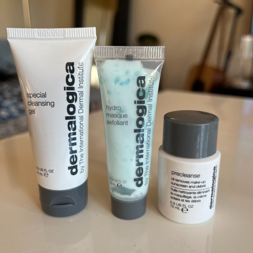 Derrmalogica 3-Step Cleansing Travel Set NIB